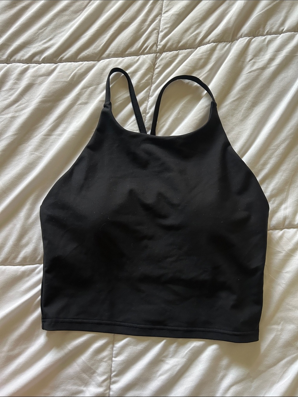 Old Navy Black High-Neck Sports Bralette